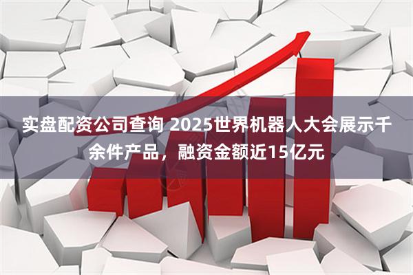 实盘配资公司查询 2025世界机器人大会展示千余件产品，融资金额近15亿元
